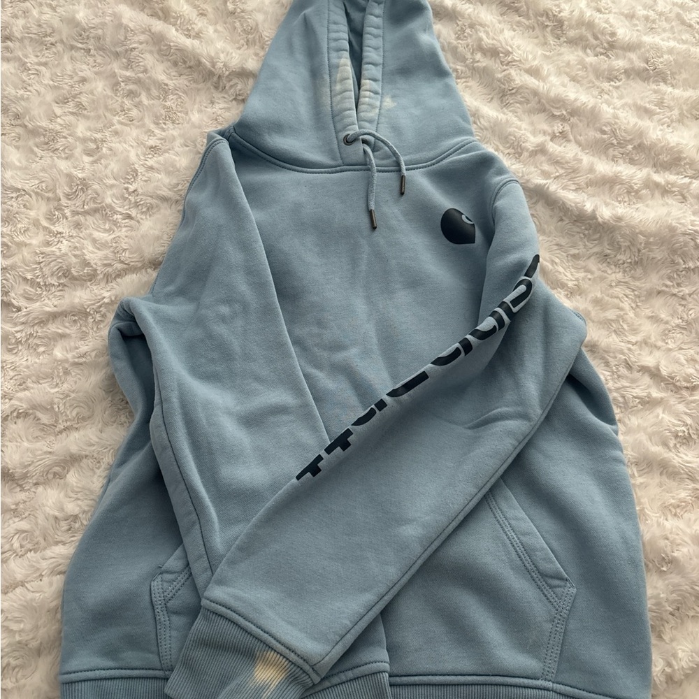 Carhartt Light Blue Relaxed Fit Hoodie